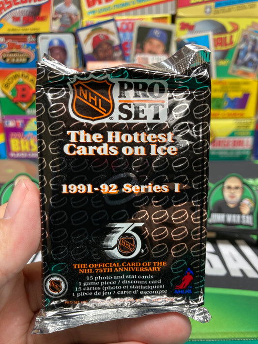 1991-92 Pro Set Hockey Series 1 Pack