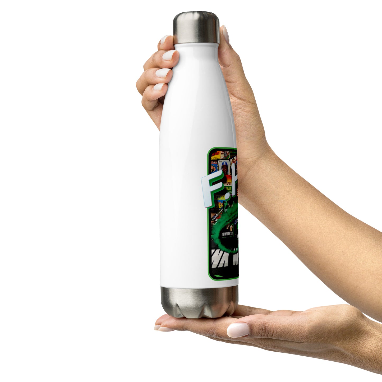 Junk Wax Sal - F.H.B. - Stainless Steel Water Bottle