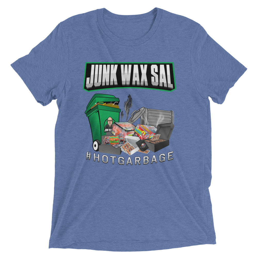 Junk Wax Sal - Hot Garbage - Tri-Blend t-shirt