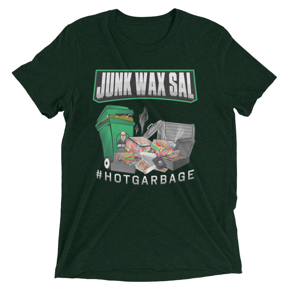 Junk Wax Sal - Hot Garbage - Tri-Blend t-shirt