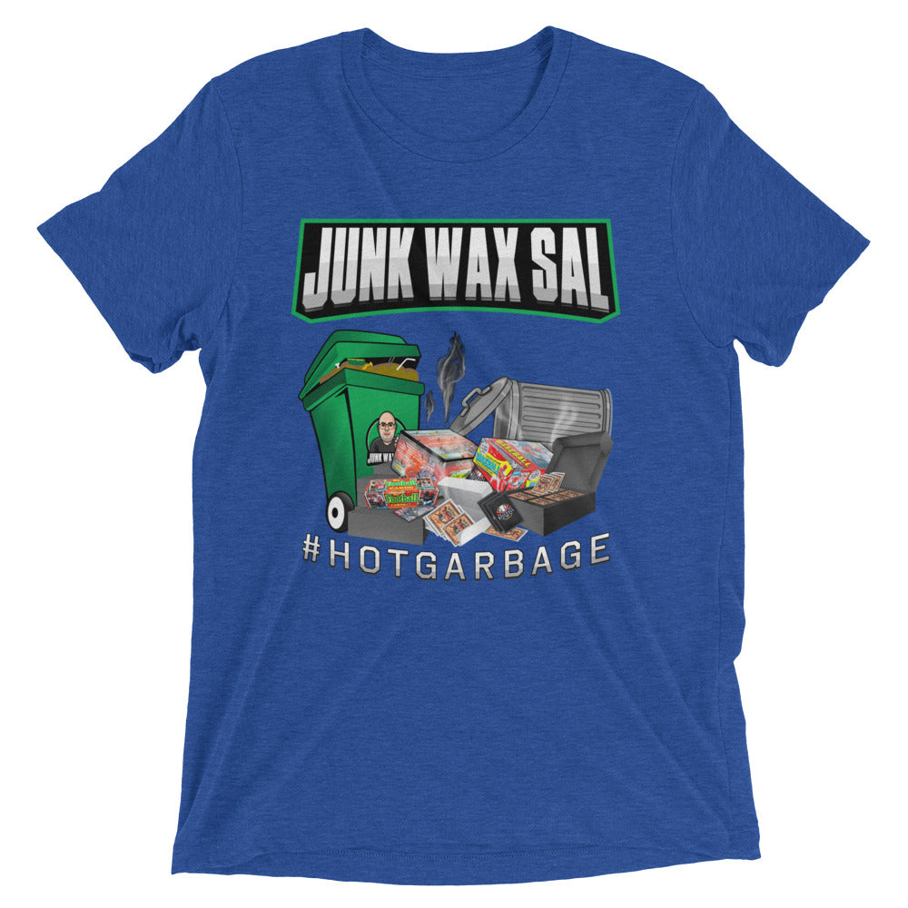 Junk Wax Sal - Hot Garbage - Tri-Blend t-shirt